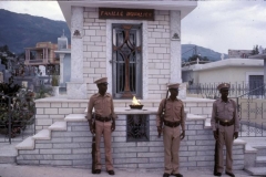 Soldiers Guard Duvalier's Tomb