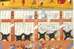 Haitian painting of the Crucifixion