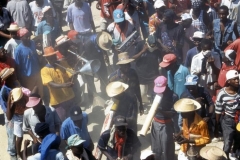 A Rara band from a distance