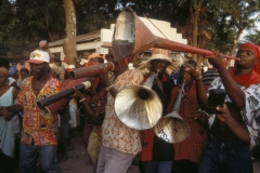 Rara Men play konet and Bamboo